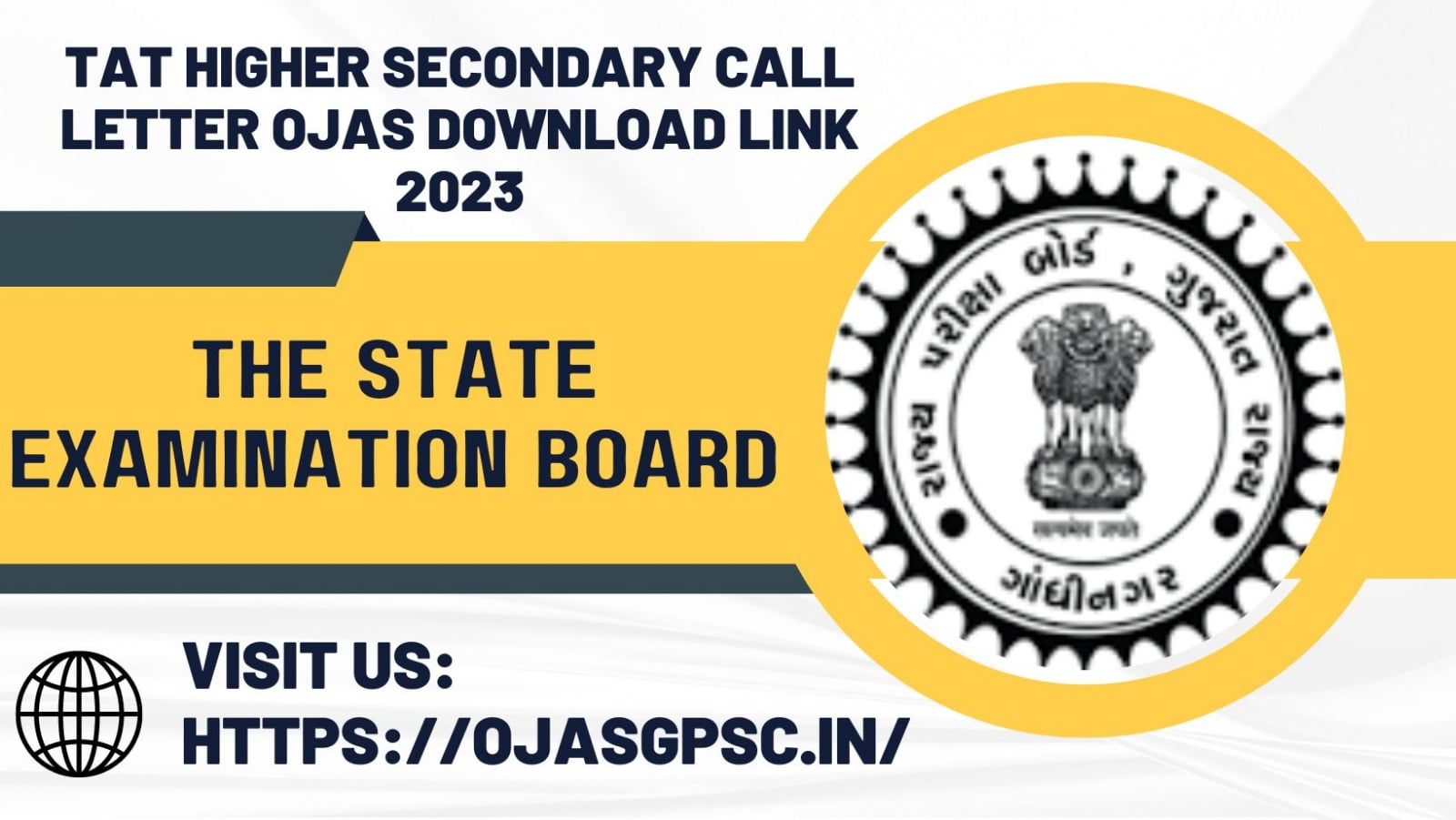 TAT Higher Secondary Call Letter OJAS Download Link 2023